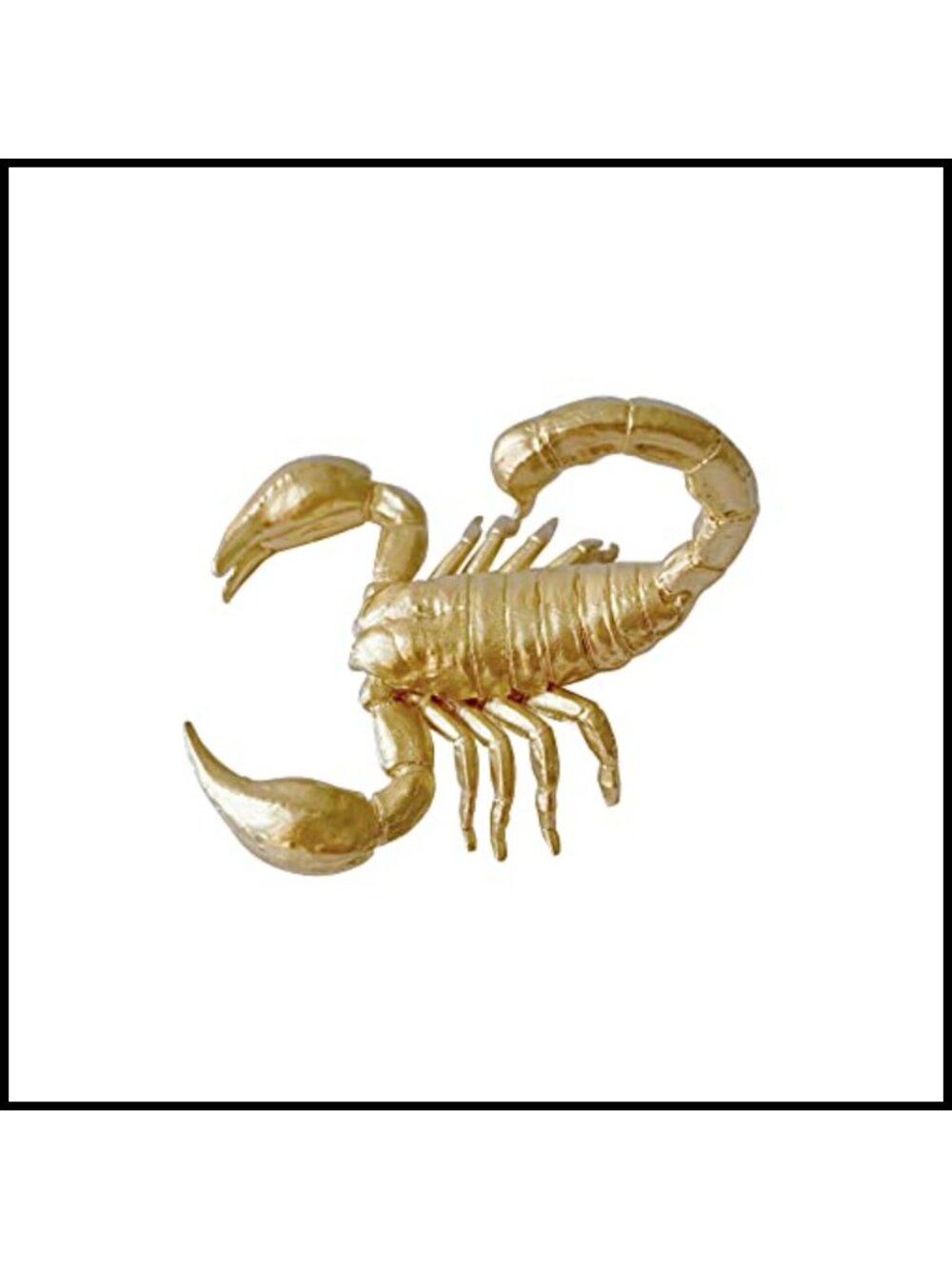 Mini Metal Scorpion Figurine Handmade Sculpture Desk Decor Ornament